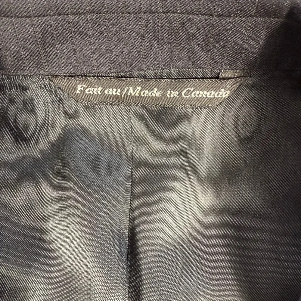 Paul Dione Mens Blazer Sport Coat 44R Regular Fit Pinstripe Wool Luxe CT Career‎